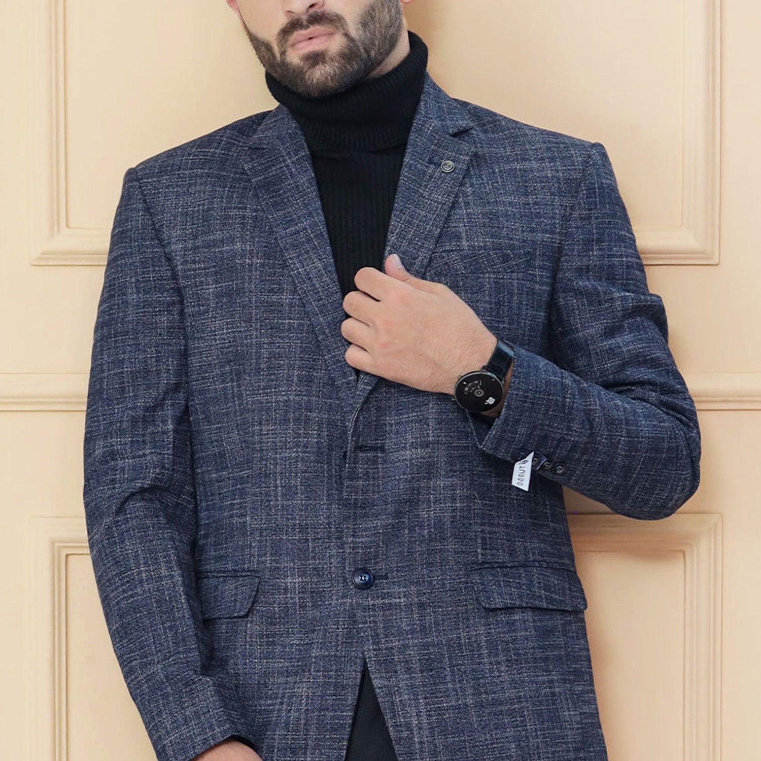 Classic Rich Ember Tone Mens Casual Blazer