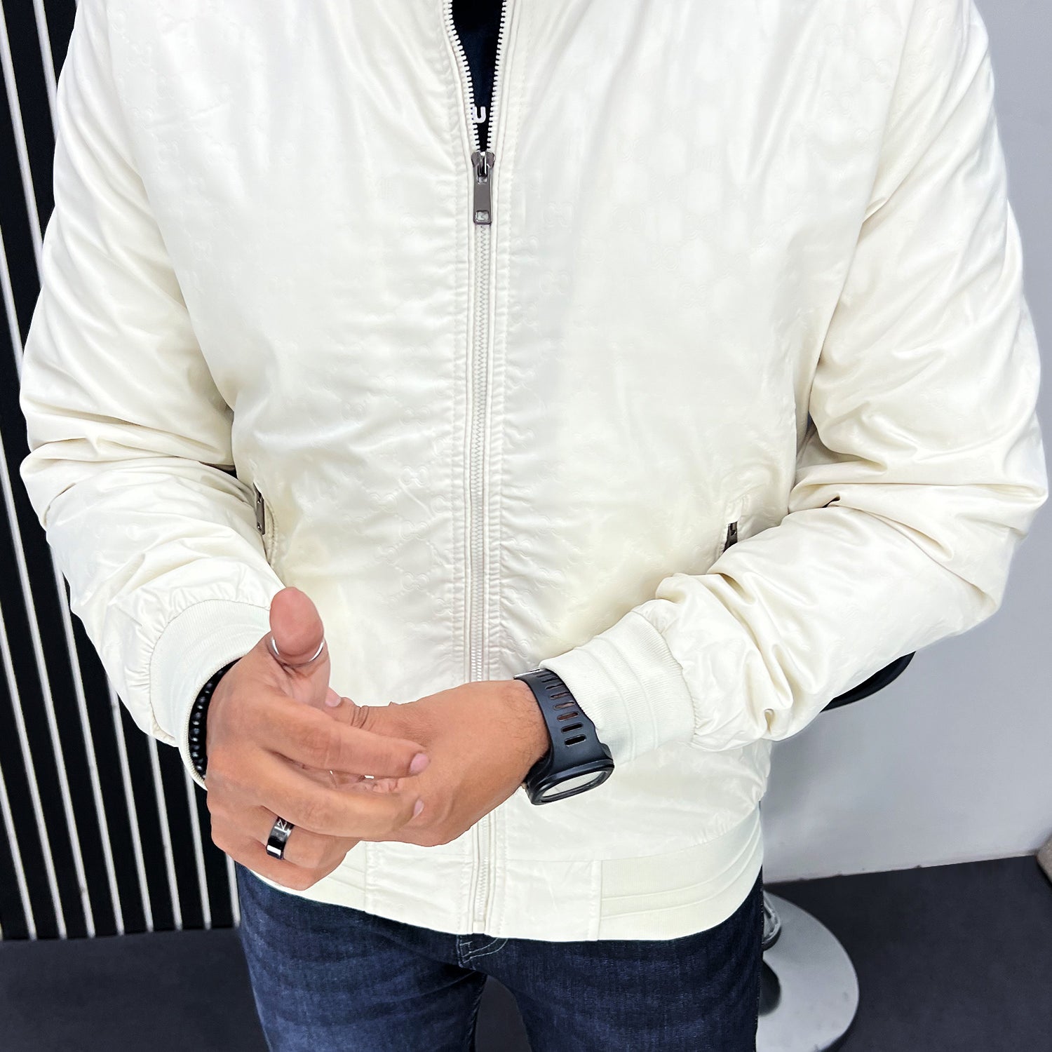 Chic Bomber Men's Imported Light Weight Jacket