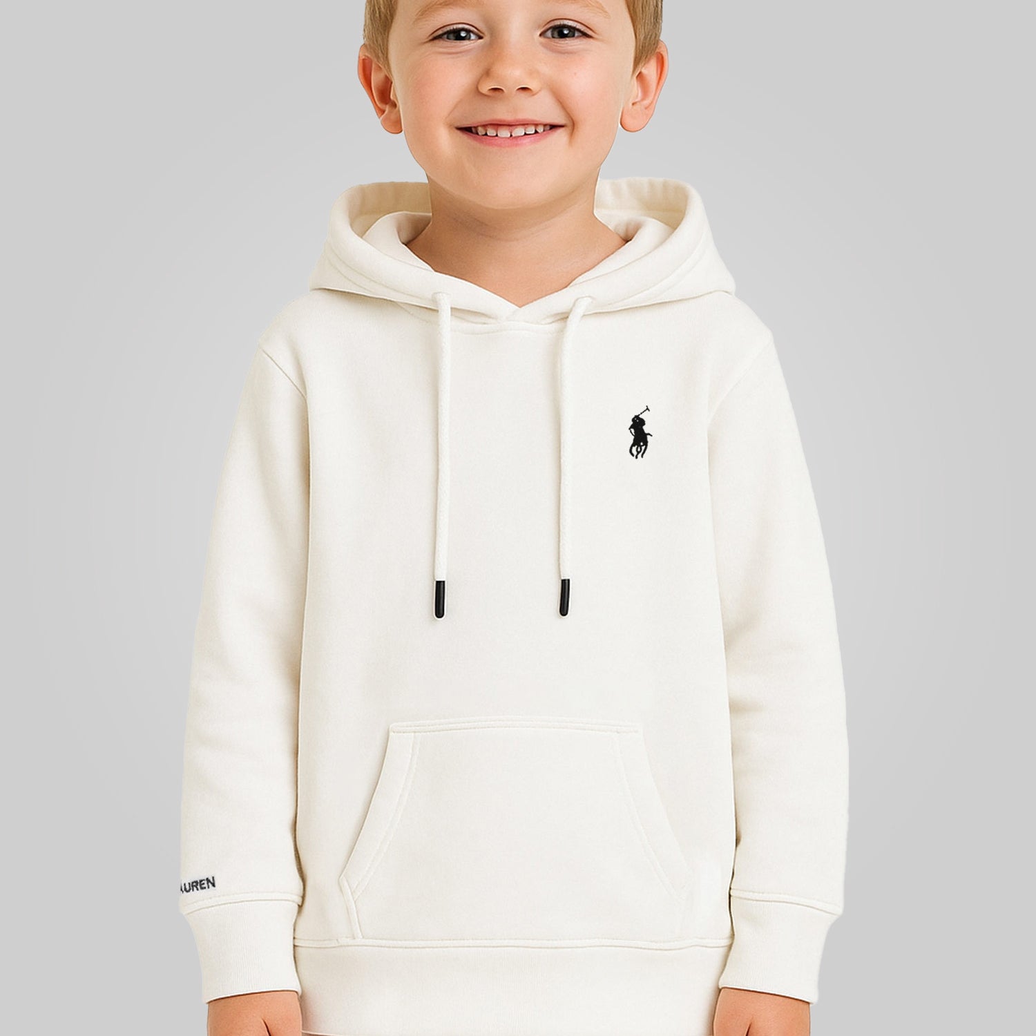Rph Luren Polo Script Icon Logo Younger Kids Hoodie