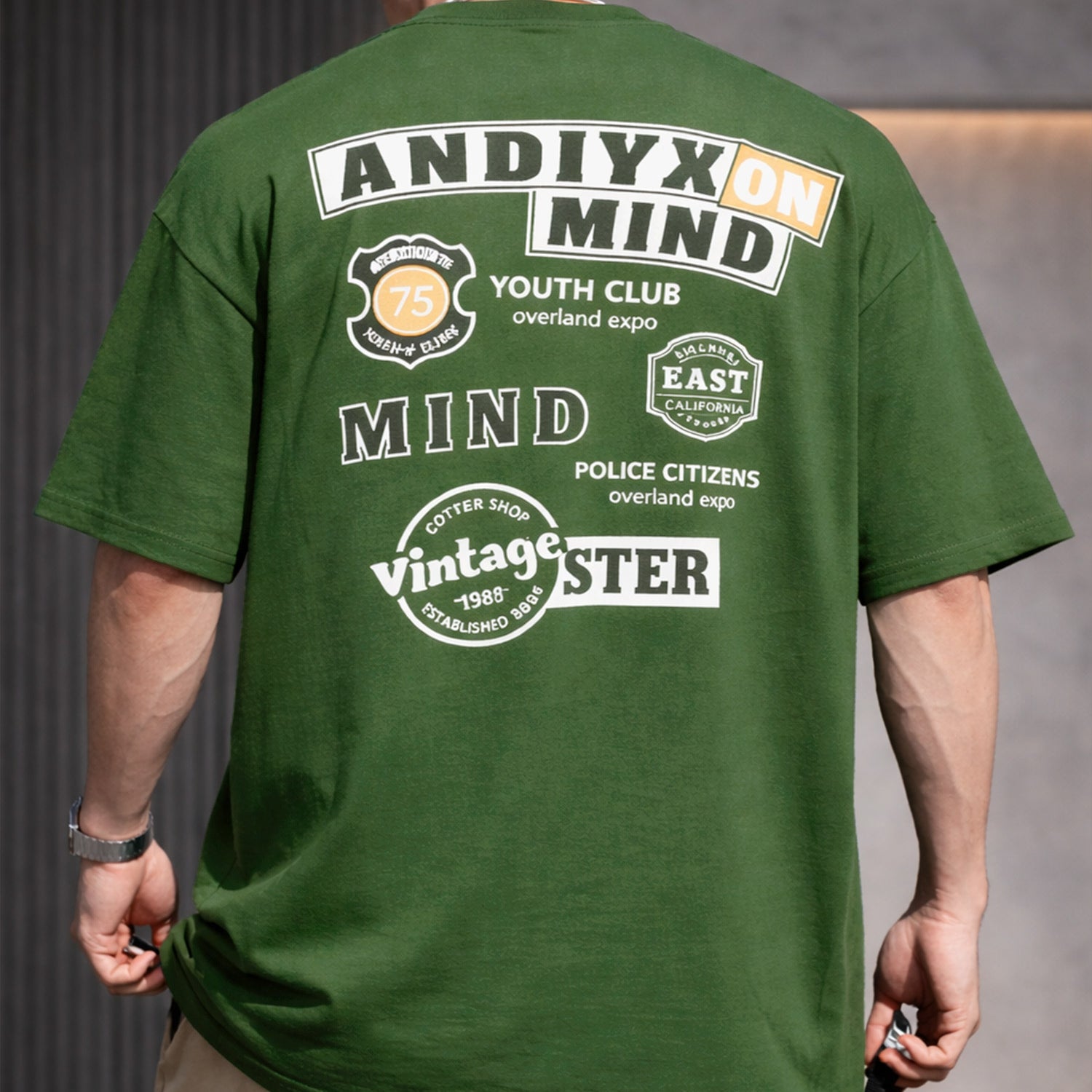 Turbo Distinctive Chest Design Oversize Tee