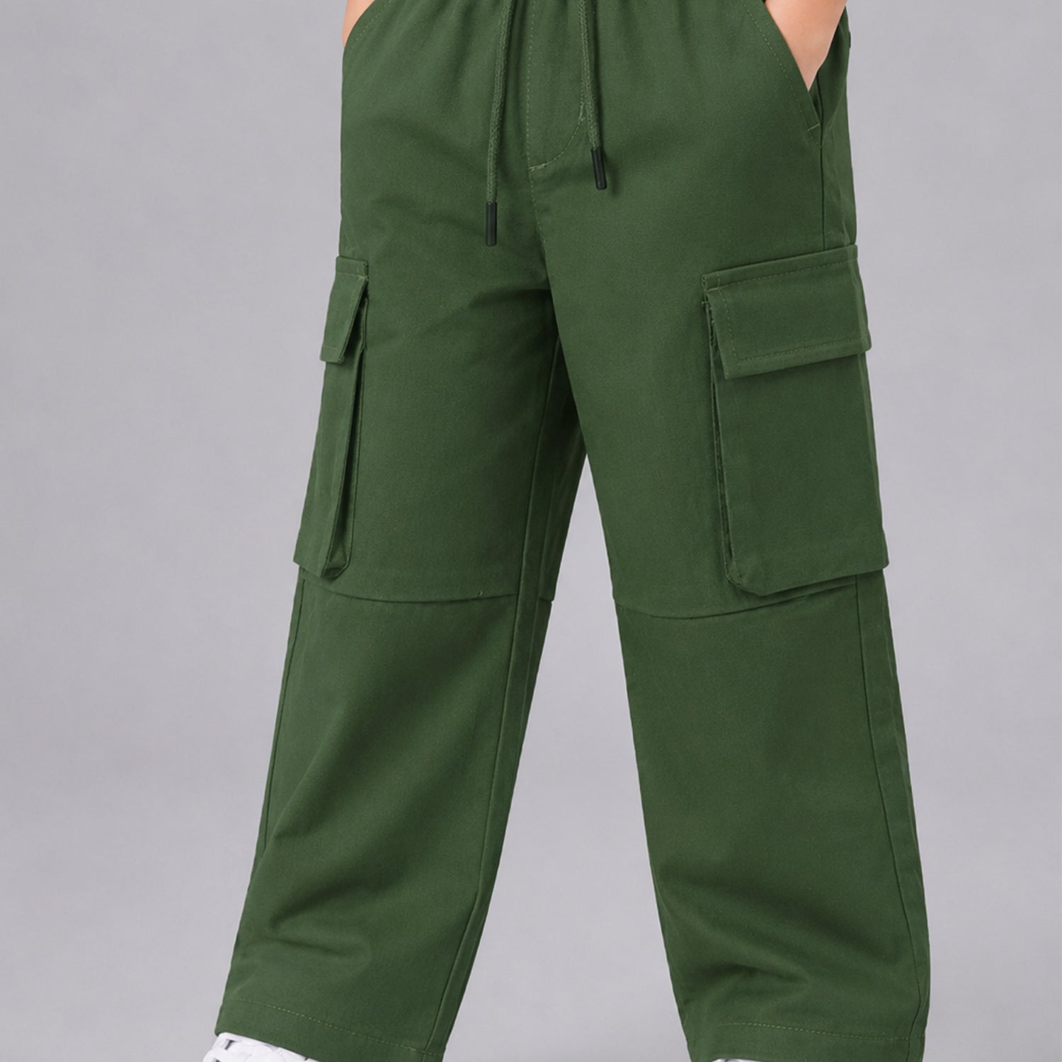 Turbo Baggy Fit Cargo Jeans For Boys