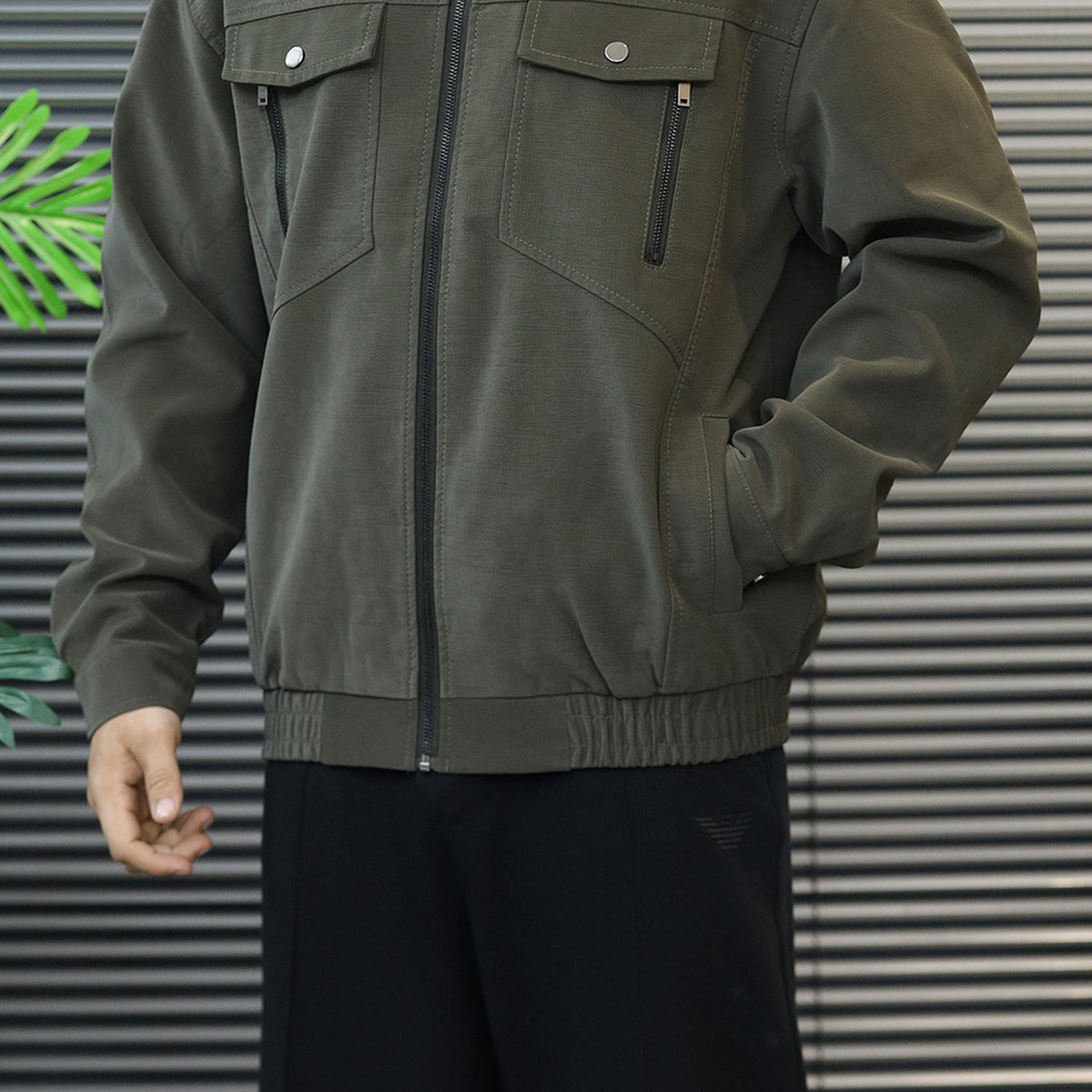 Turbo Light-Weight Bain Style Imported Suede Leather Jacket
