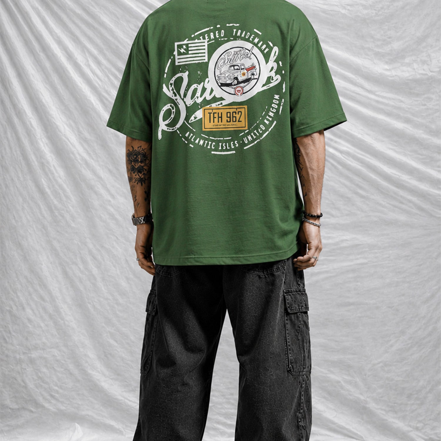Turbo "Saltrock" Back Design Oversize Tee