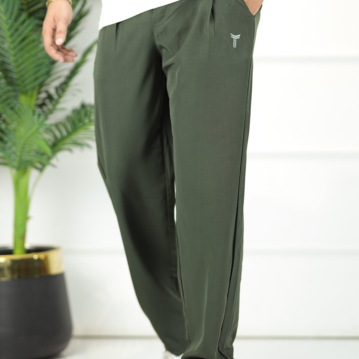 Turbo Urban Micro Box Plate Loose Bottom Trouser