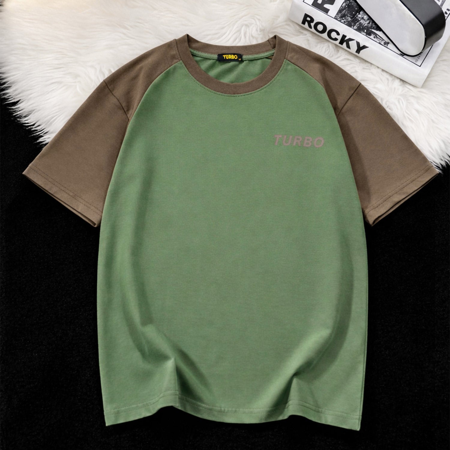 Turbo Culture Relaxed Color-Blocked Tee