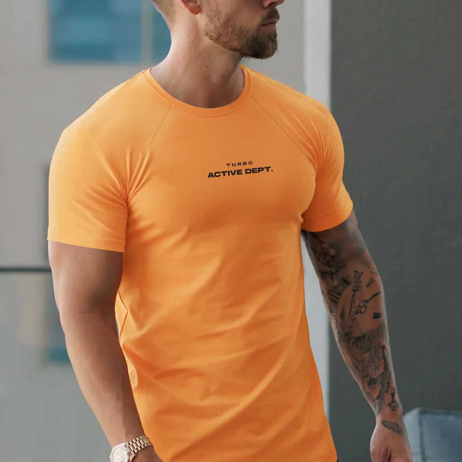 Turbo 'The Active Dept.' Performance Dry-Fit Tee