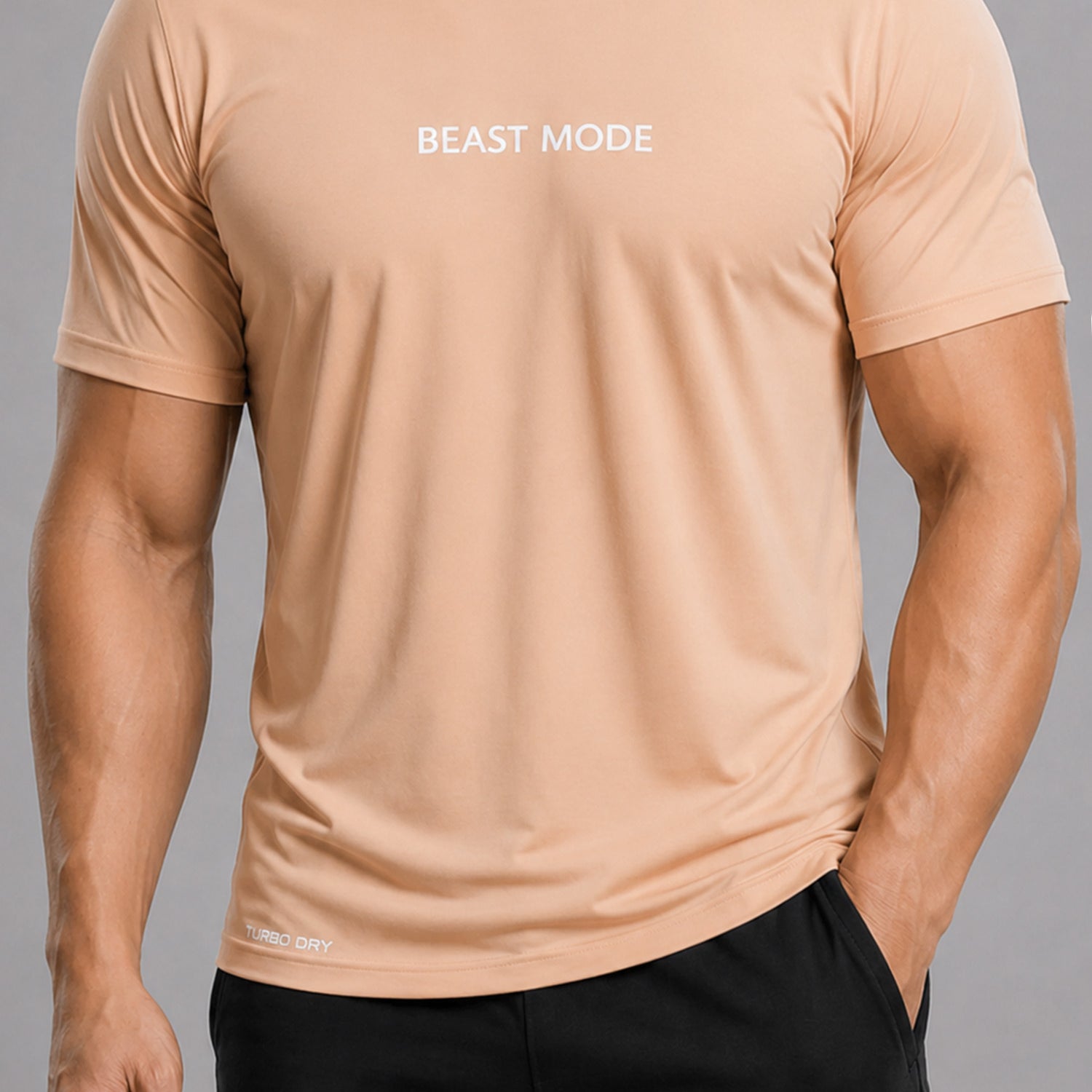 Turbo Gym Apparel Beast Mode Dry-Fit Tee