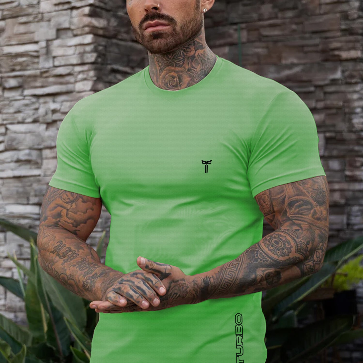 Turbo 'Street-Style' Drop-Shoulder Graphic Dry-Fit Tee