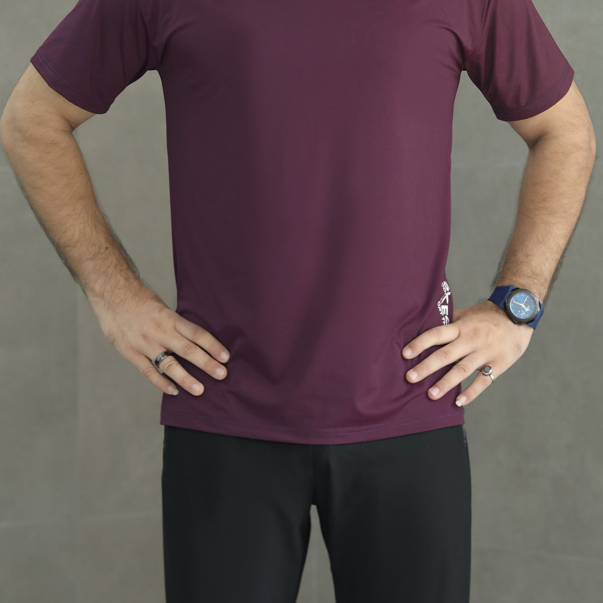 Skchr Breathable Sweat-Wicking Activewear Dry-Fit Tee