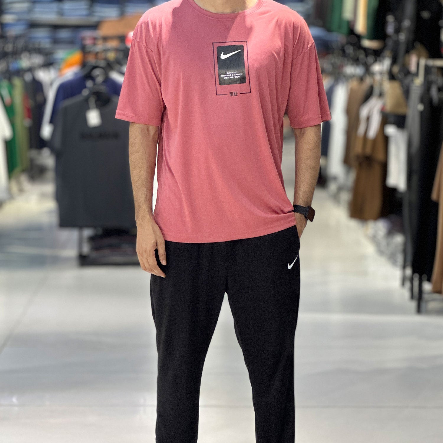 Nke Drop Shoulder Style Men's Tracksuit