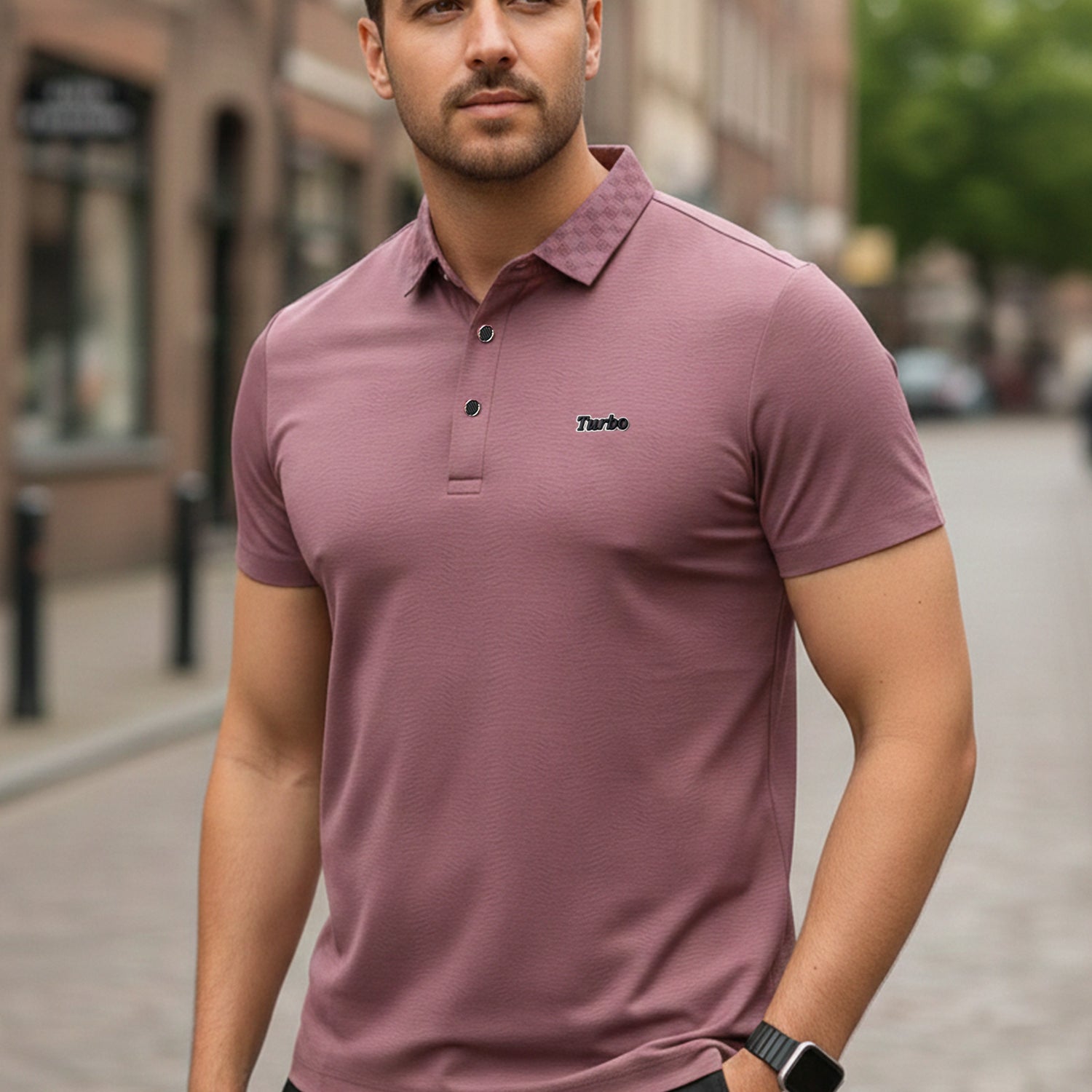 Turbo Luxury Breathable Stitchless Men's Polo Shirt