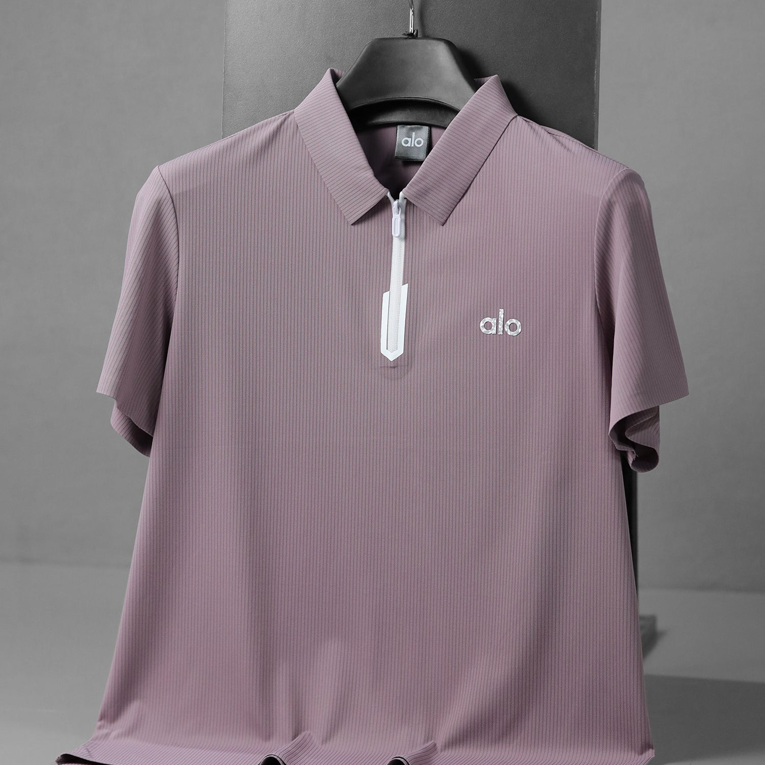 Alo Quarter-Zip Performance Imp Dry-Fit Polo