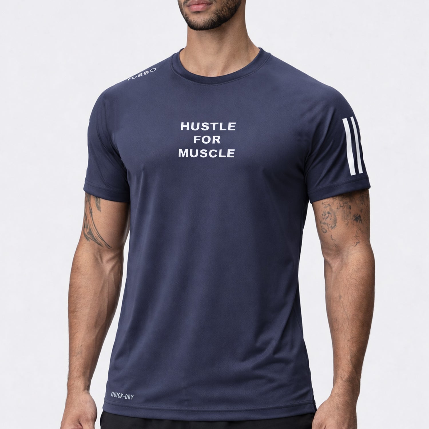 Turbo Hustle For Muscle Imp Dry-Fit Tee