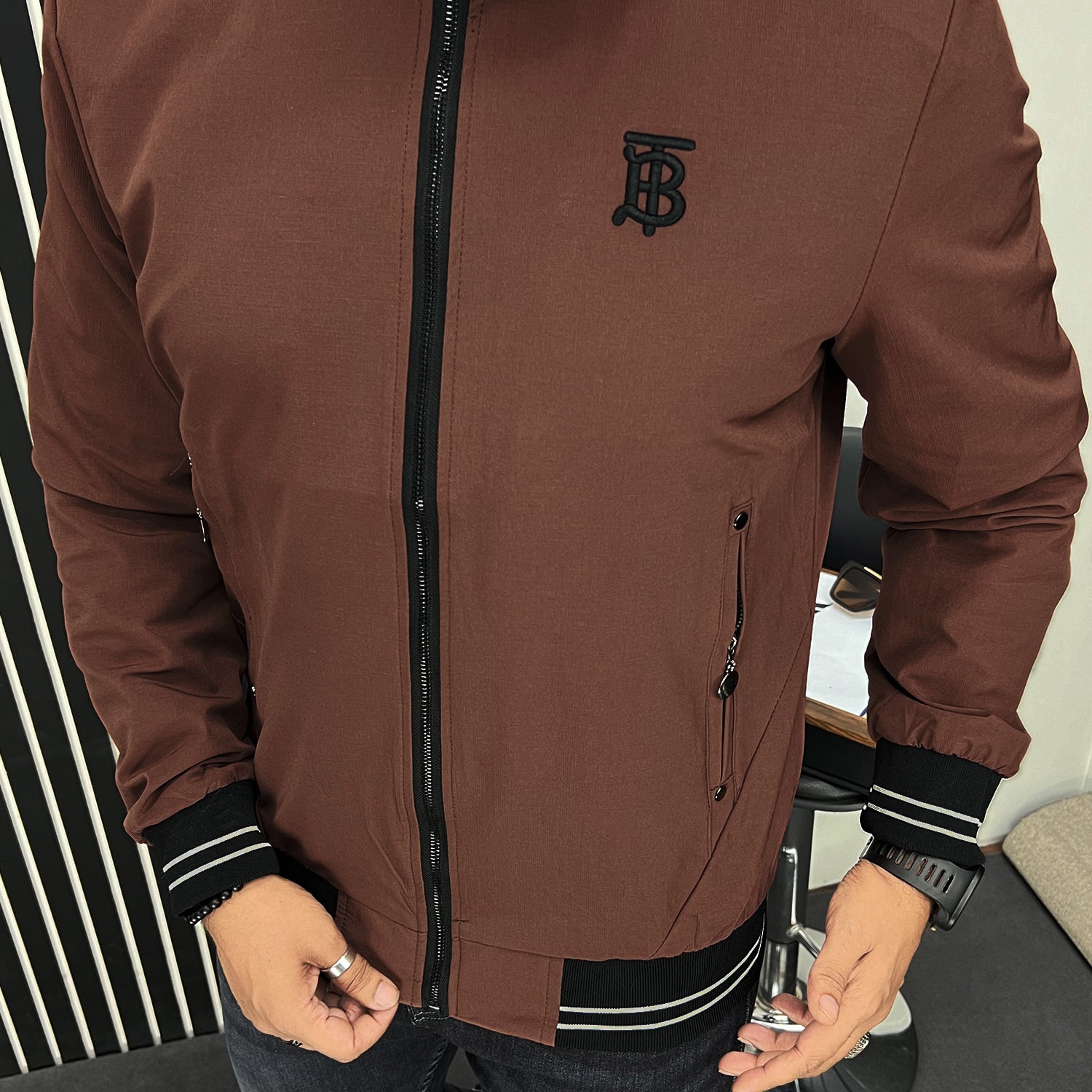 Brbrry Men's Imported Light Weight Jacket