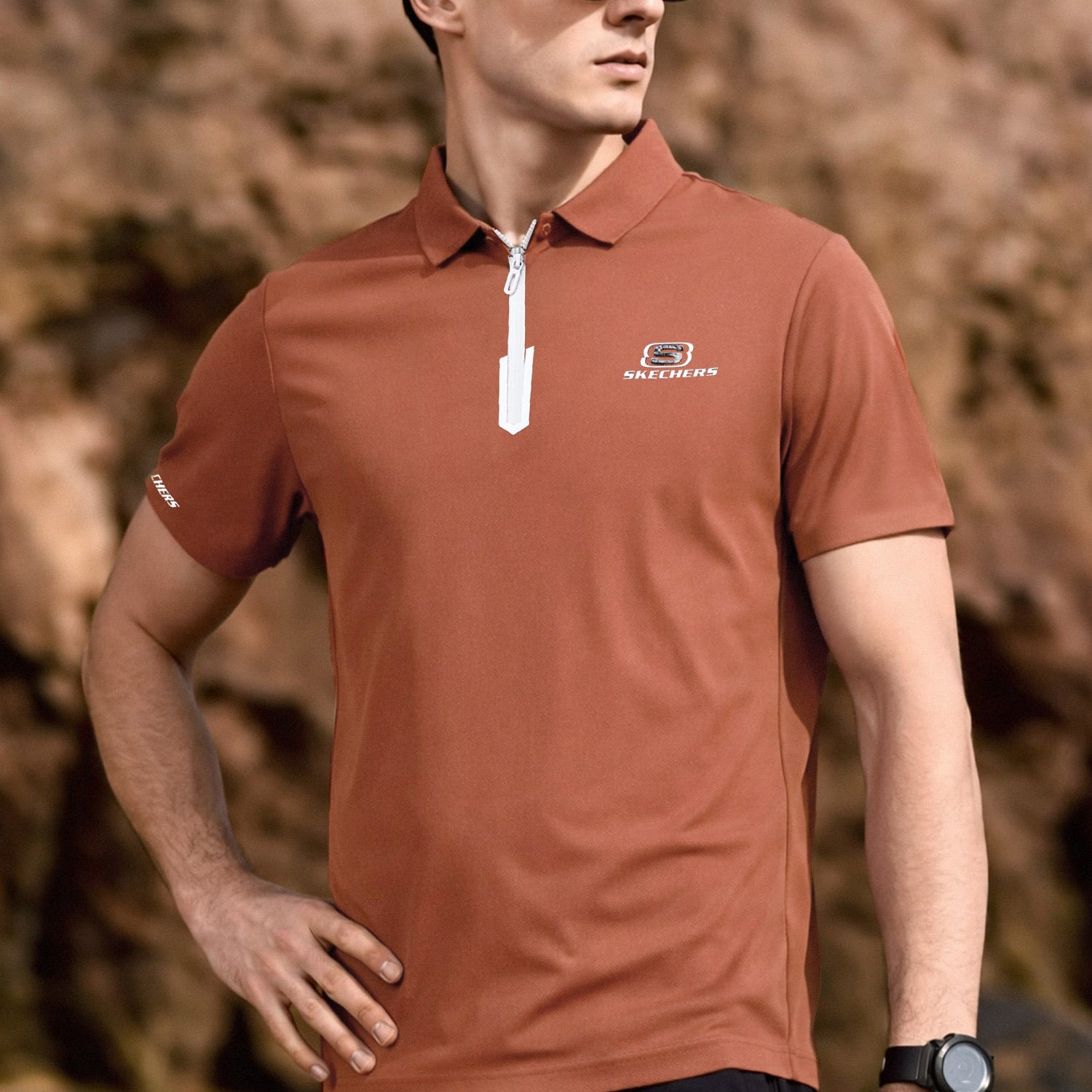 Skchrs Urban Mesh Men's Polo Shirt