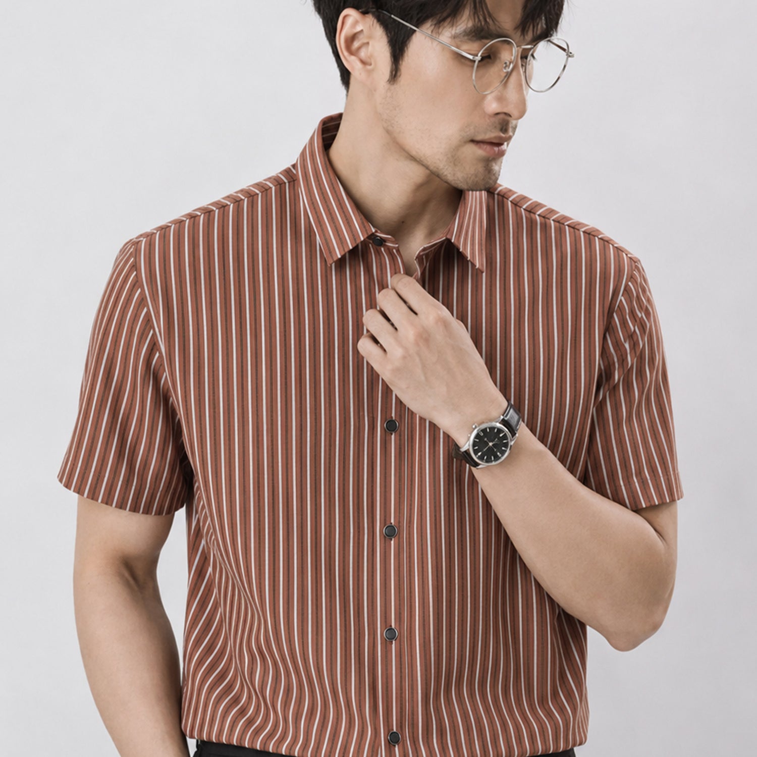 Turbo Vertical Edge Comfort Casual Shirt*