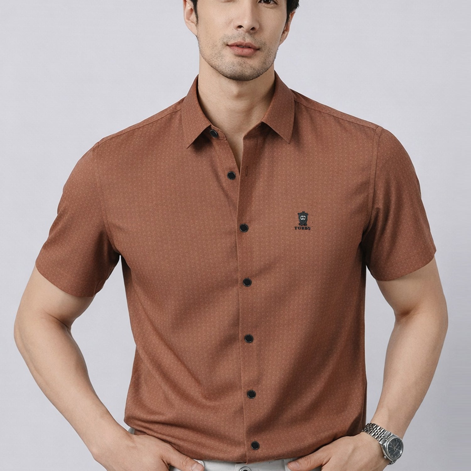 Turbo Prime Pattern Comfort Casual Shirt*