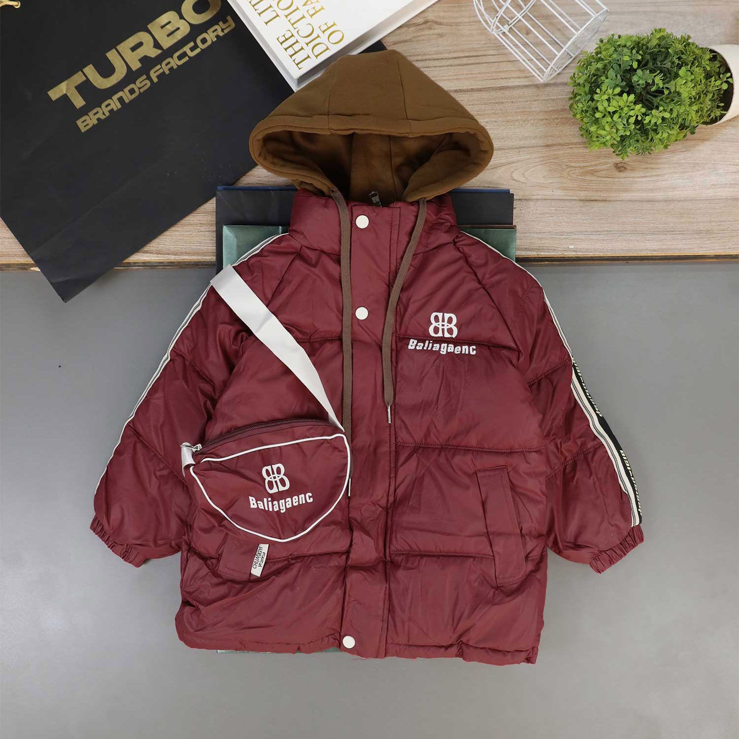 Teenager Winter Hooded Boys Kids Puffer Jacket