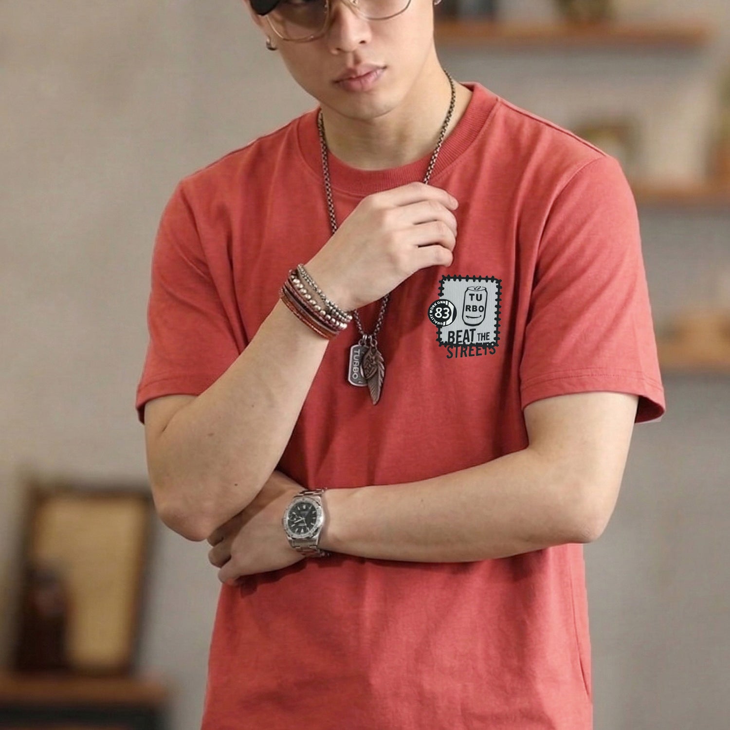 Mens Smart Essential Round Neck Tee