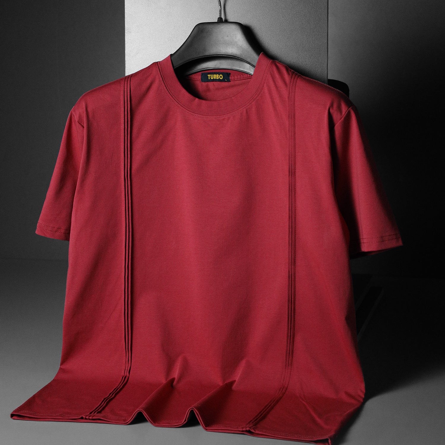 Turbo Front Verticle Stitch Design Men's Tee