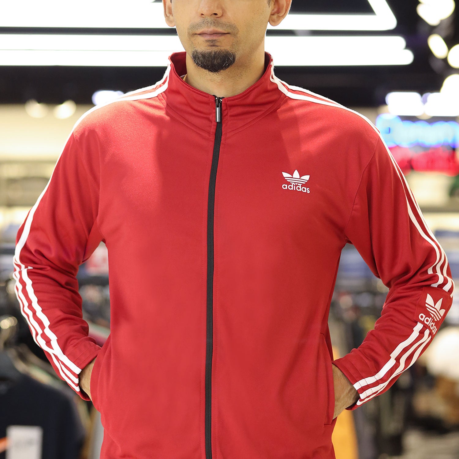 Adds 3-Stripes Signature Men Zipper Upper