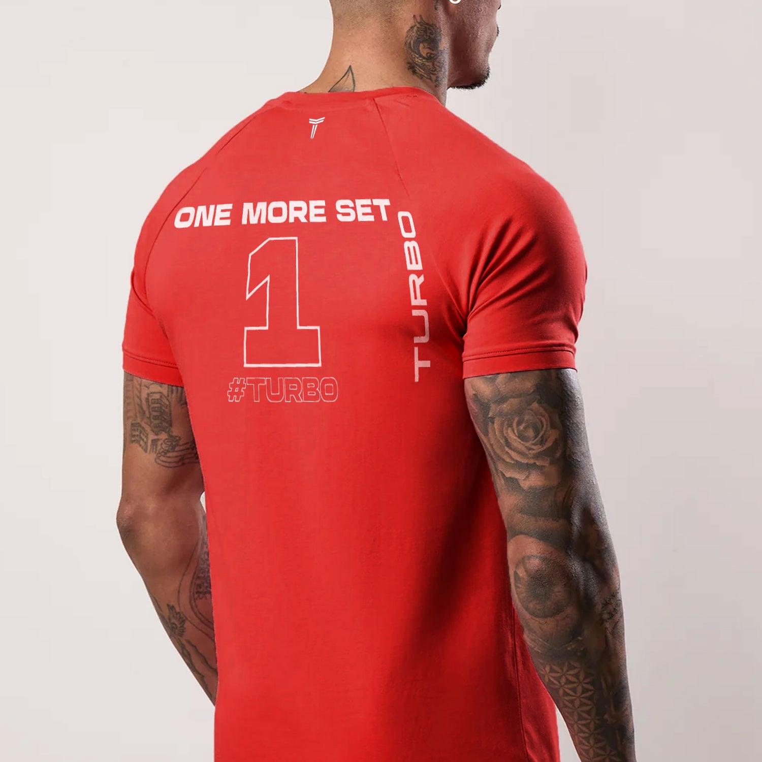 Turbo 'Men's One More Set' Drop Shoulder Dry-Fit Tee