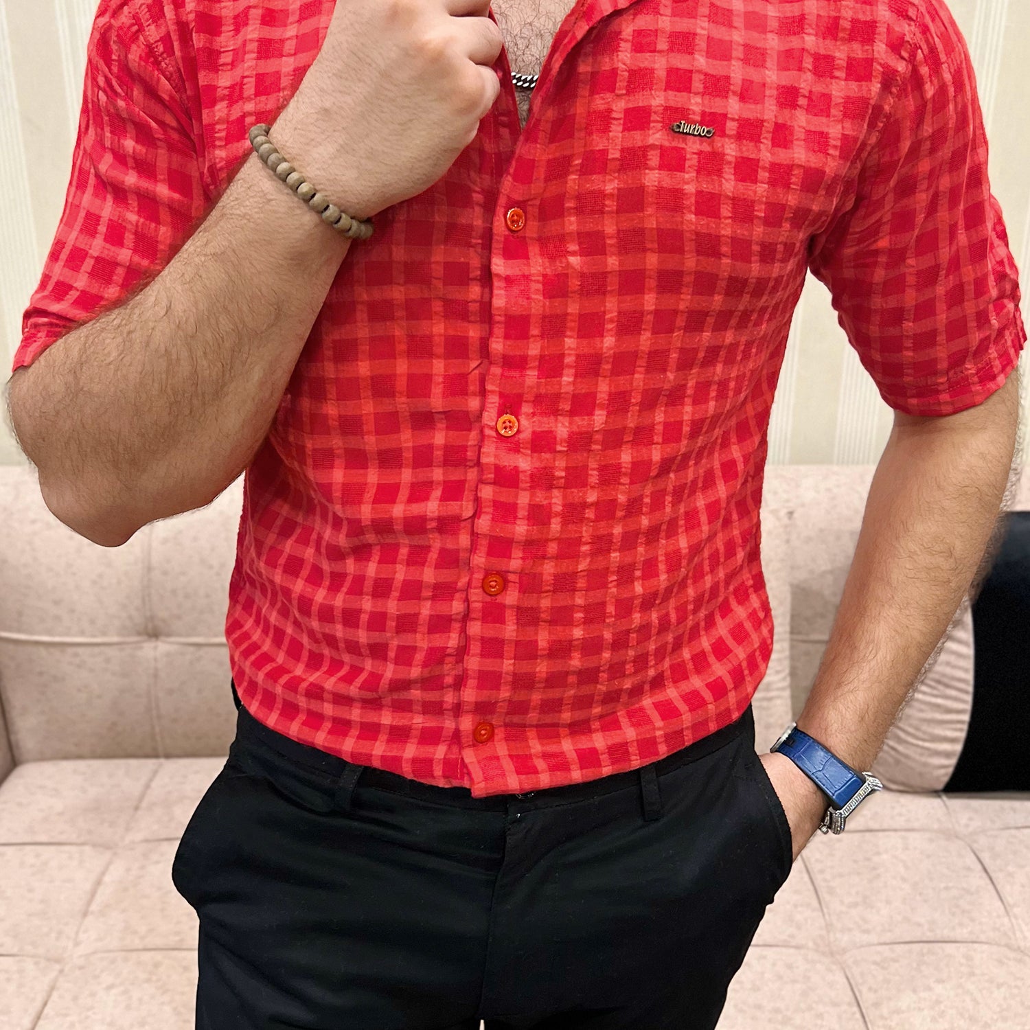 Turbo Premium Lightweight Half Sleeve Casual Shirt