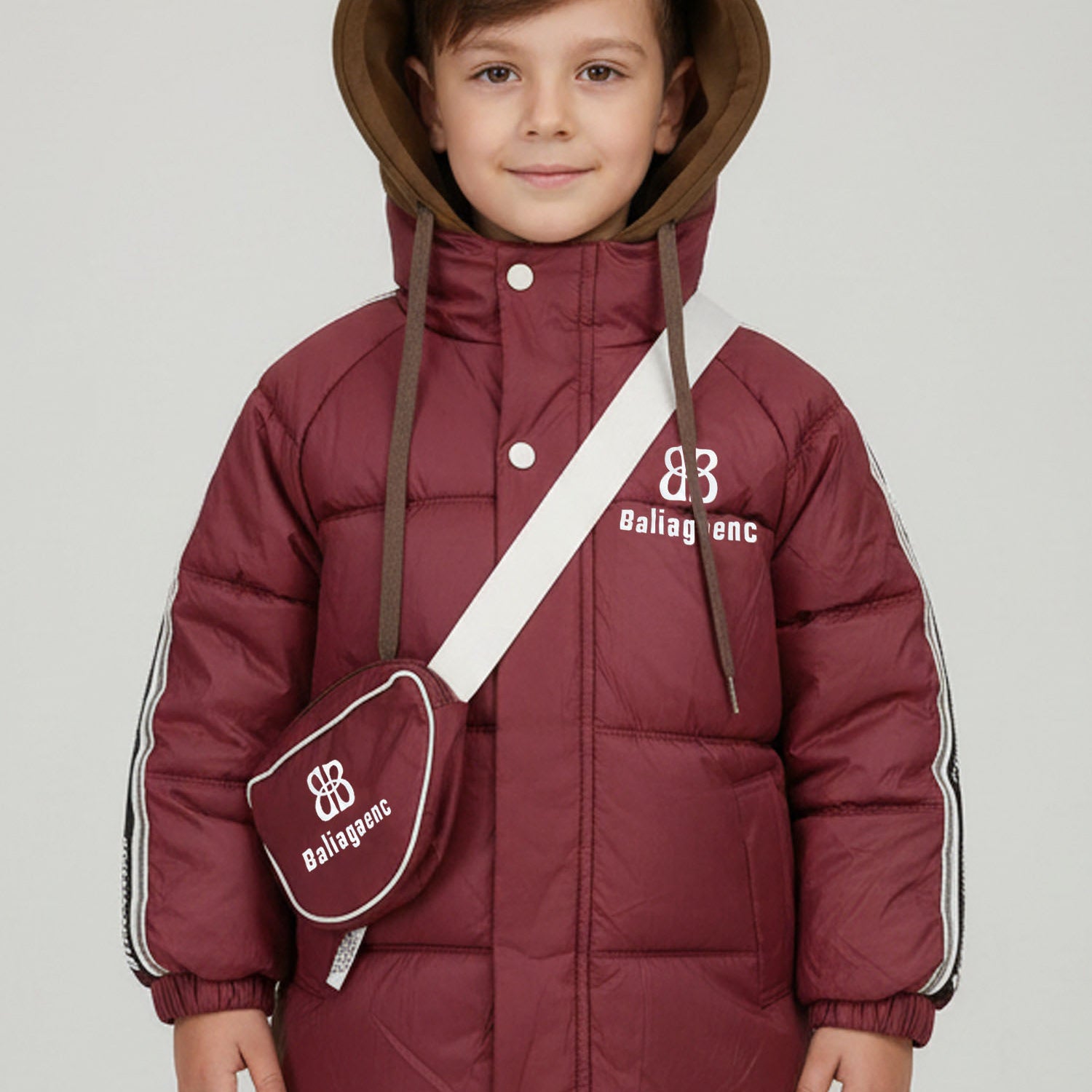 Teenager Winter Hooded Boys Kids Puffer Jacket