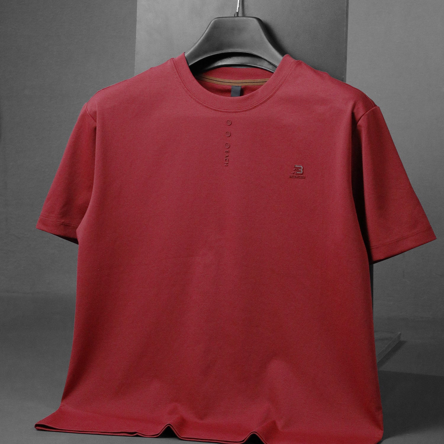 Mens Relaxed Fit Round-Neck Tee Shirt