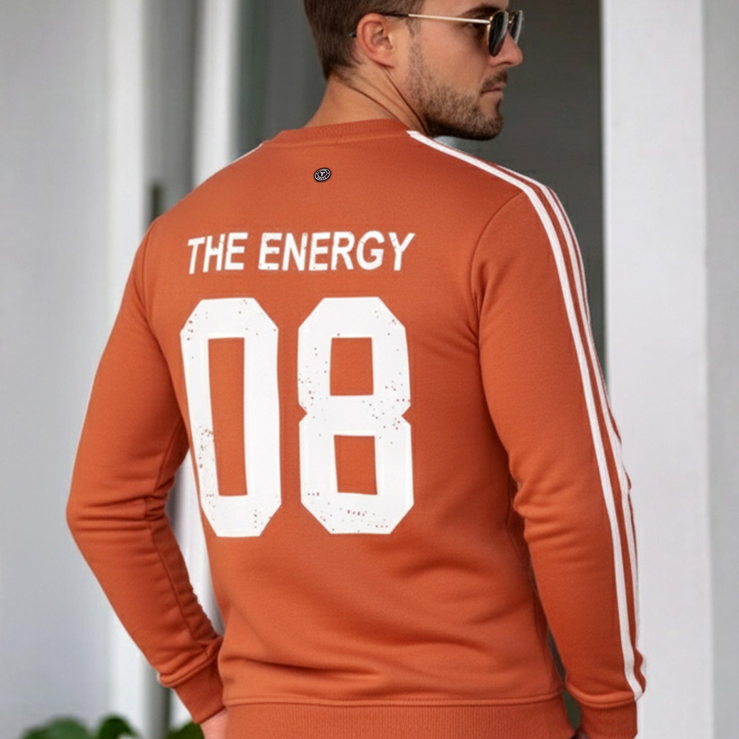 Turbo 3 Stripes Round Neck Men's Sweatshirt