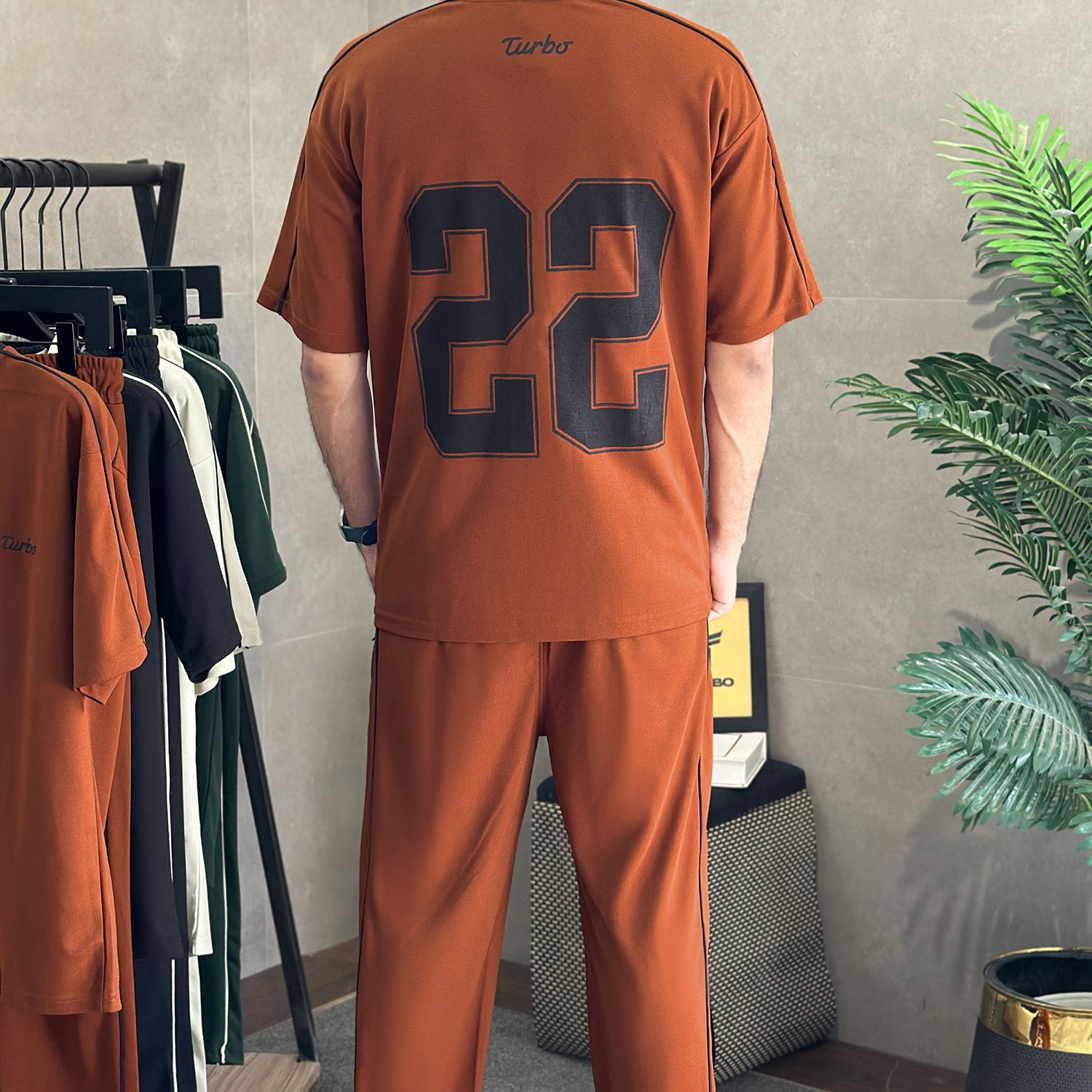 Turbo 22 Piping Detail Men's Tracksuit