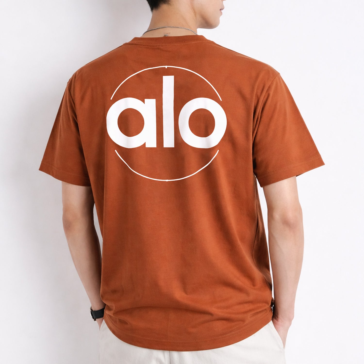 Alo Front Minimalist Style Men's Tee