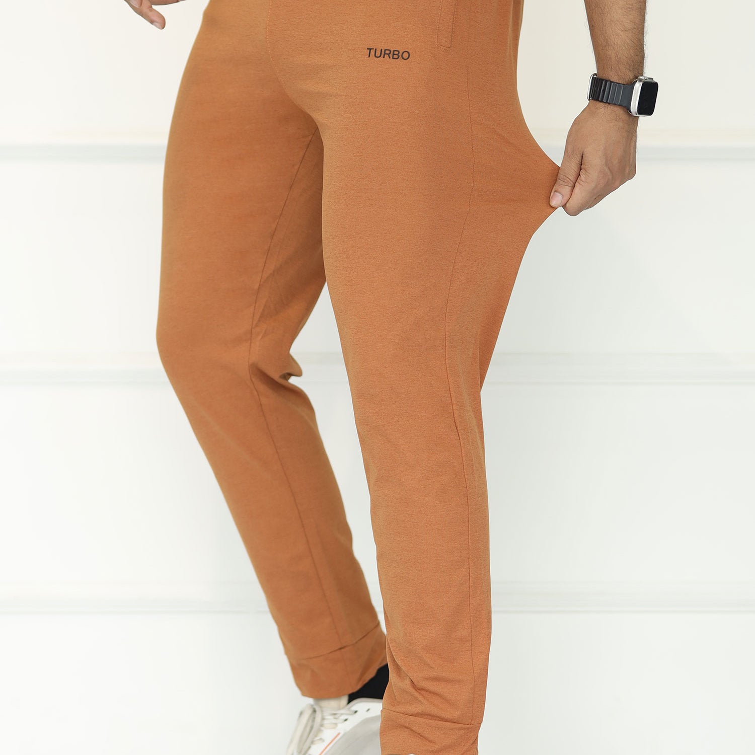 Turbo 'Running Club' Performance Series Men's Dryfit Trouser In Rust