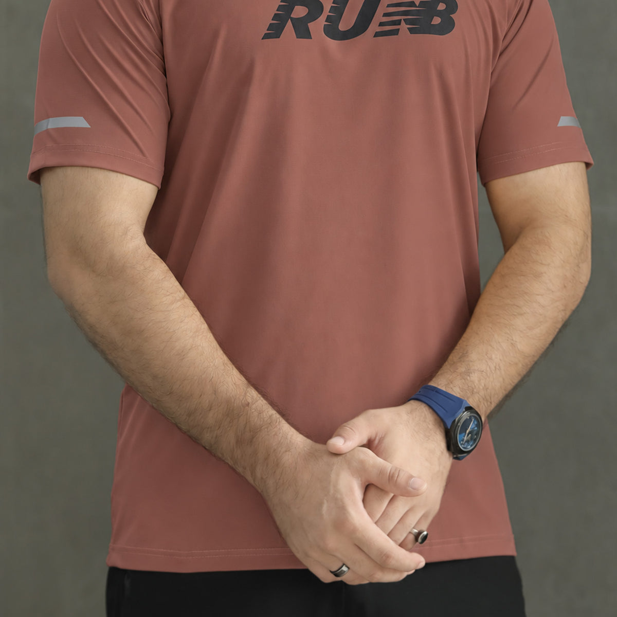 New Blnce Run Graphic Performance Dry-Fit Tee
