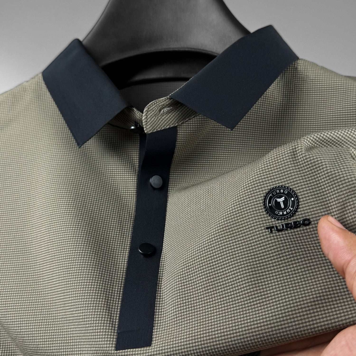 Turbo Vintage Crisp Textured Men's Polo Shirt