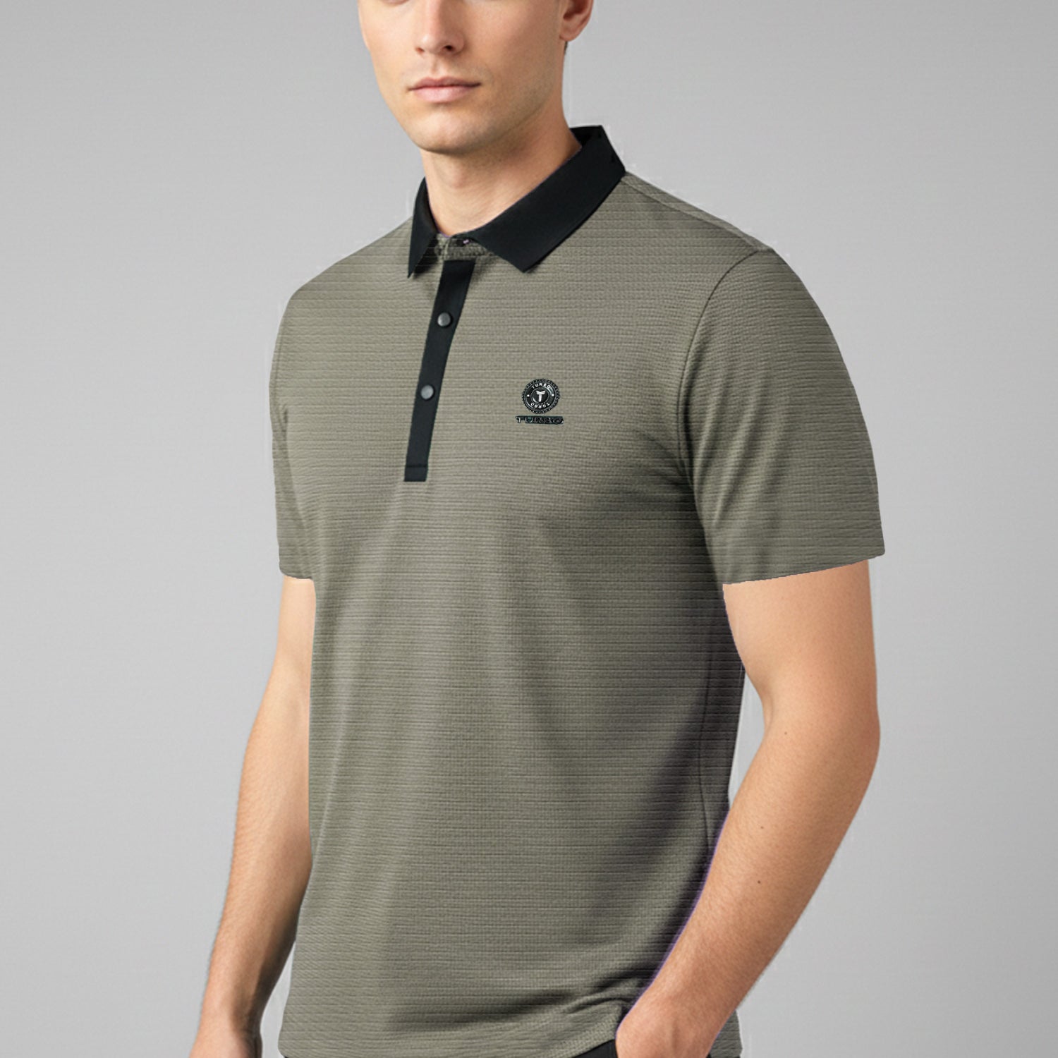 Turbo Vintage Crisp Textured Men's Polo Shirt