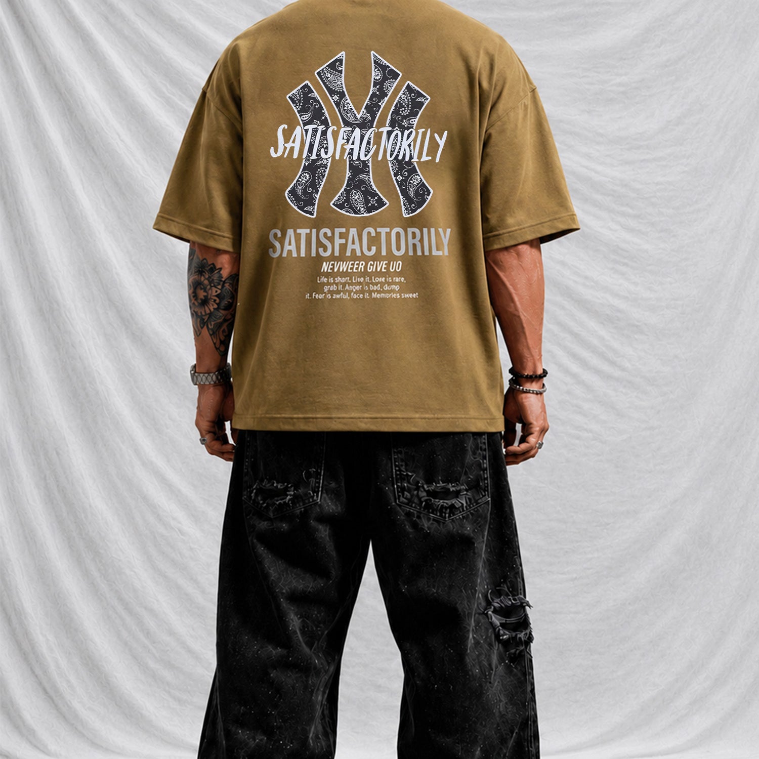 Turbo New Era Satisfactorily Graphic Oversize Men's Tee