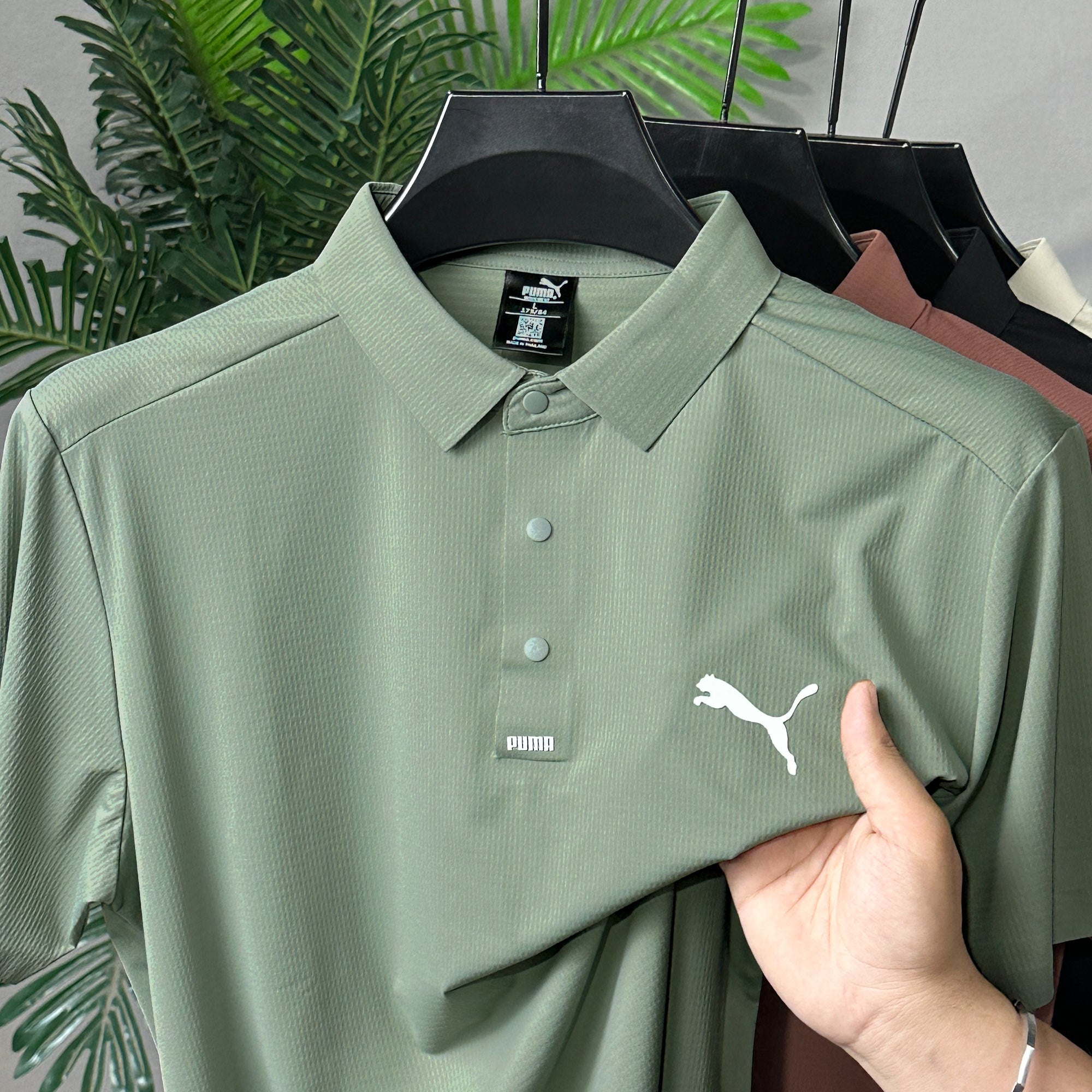 Pma Essential Printed Logo Men's Polo Shirt