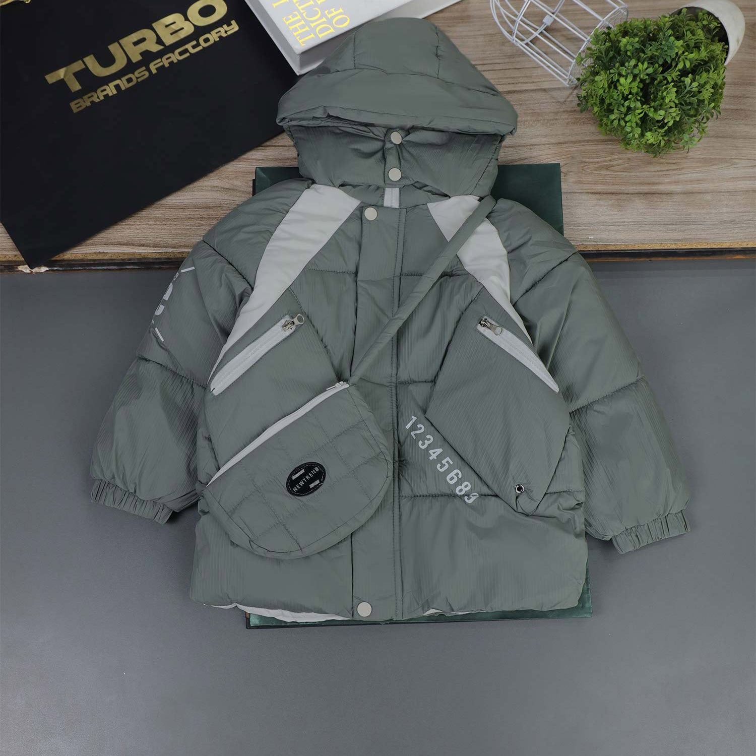 Winter Essential Hooded Girls Kids Puffer Jacket