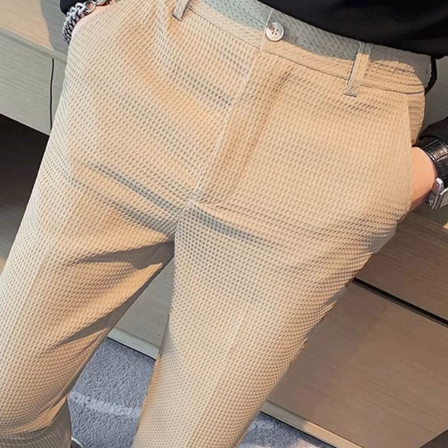 Turbo 'Apex' Elite Series Slimfit Waffle Pant