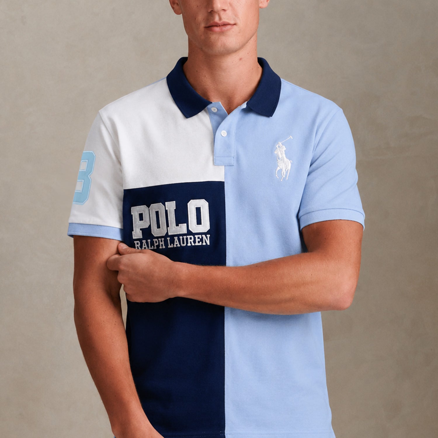 Plo Rph Classic Fit Multi-Colour Men's Polo Shirt