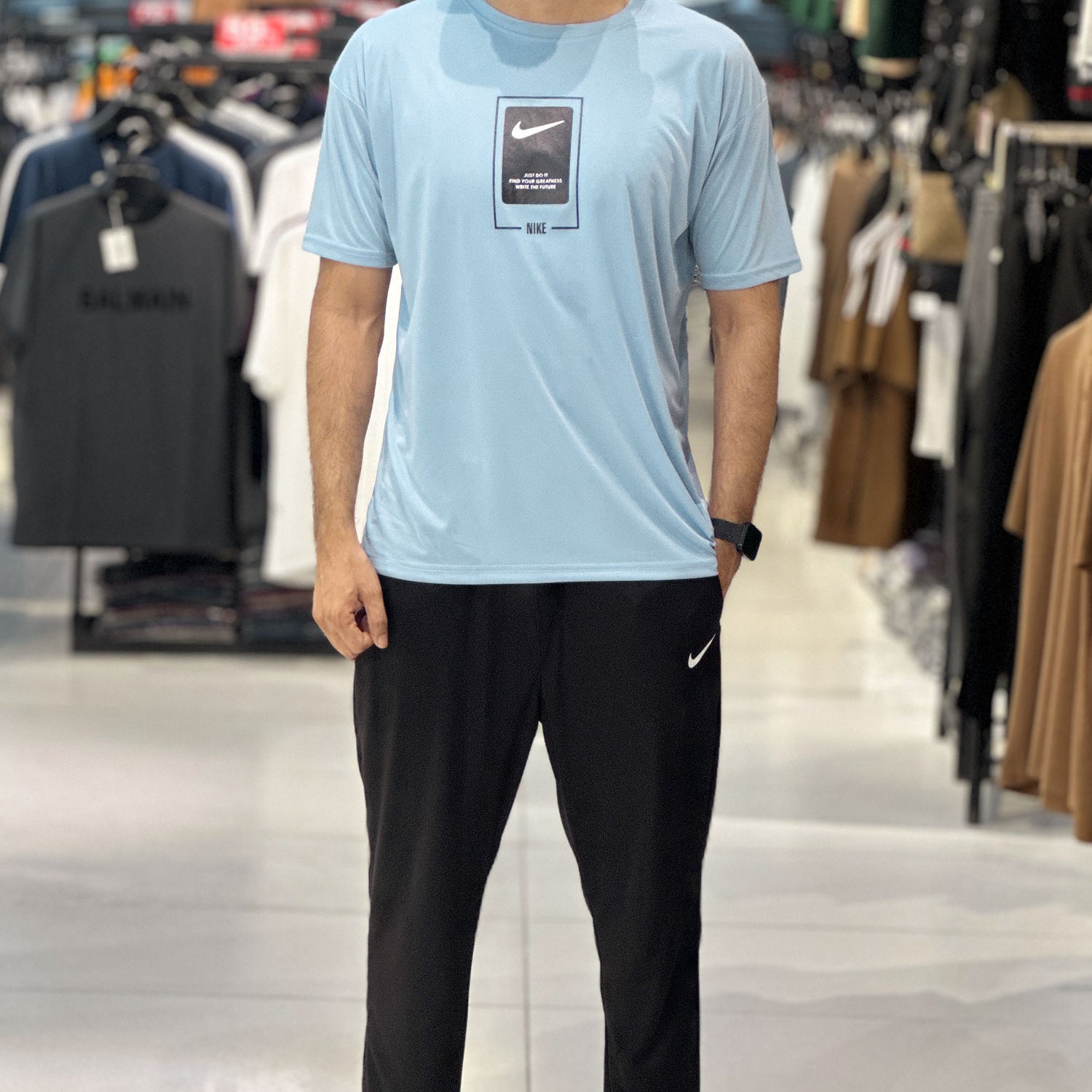 Nke Drop Shoulder Style Men's Tracksuit