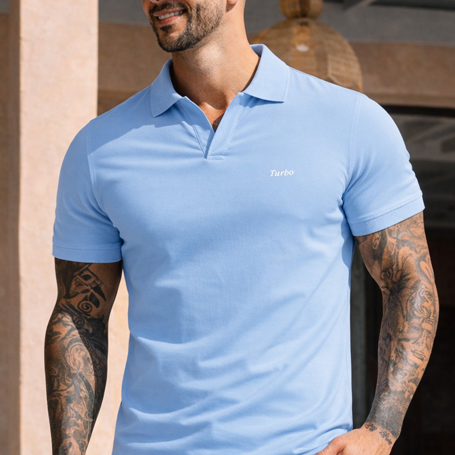 Turbo Signature Style Men's Polo Shirt