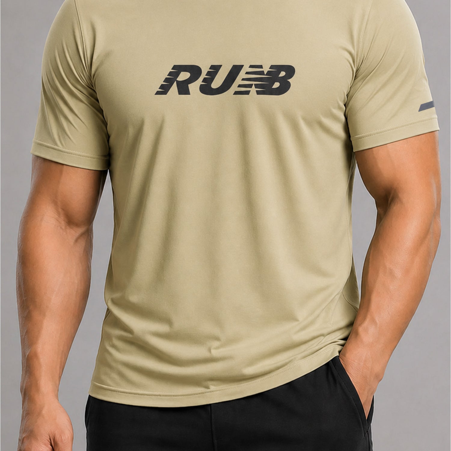 New Blnce Run Graphic Performance Dry-Fit Tee