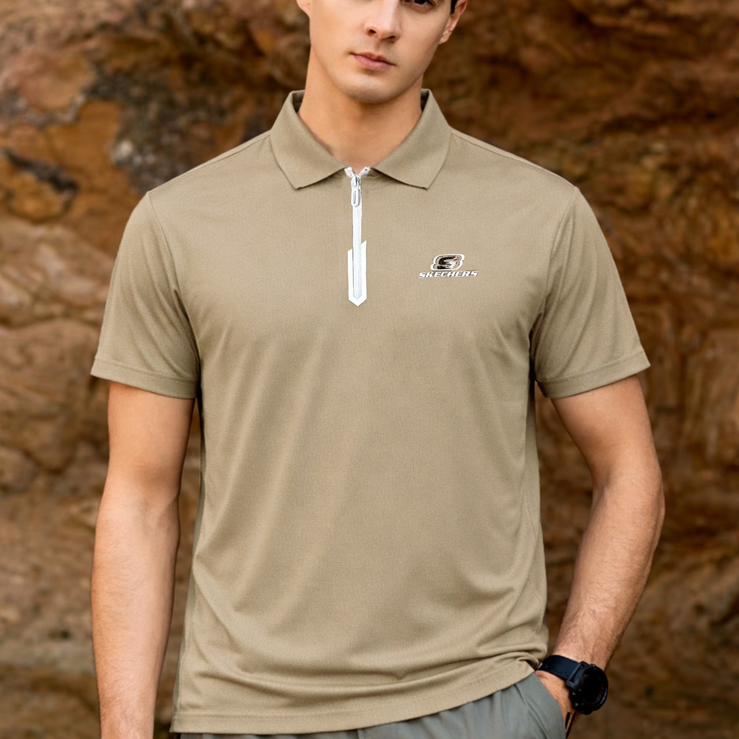 Skchrs Urban Mesh Men's Polo Shirt