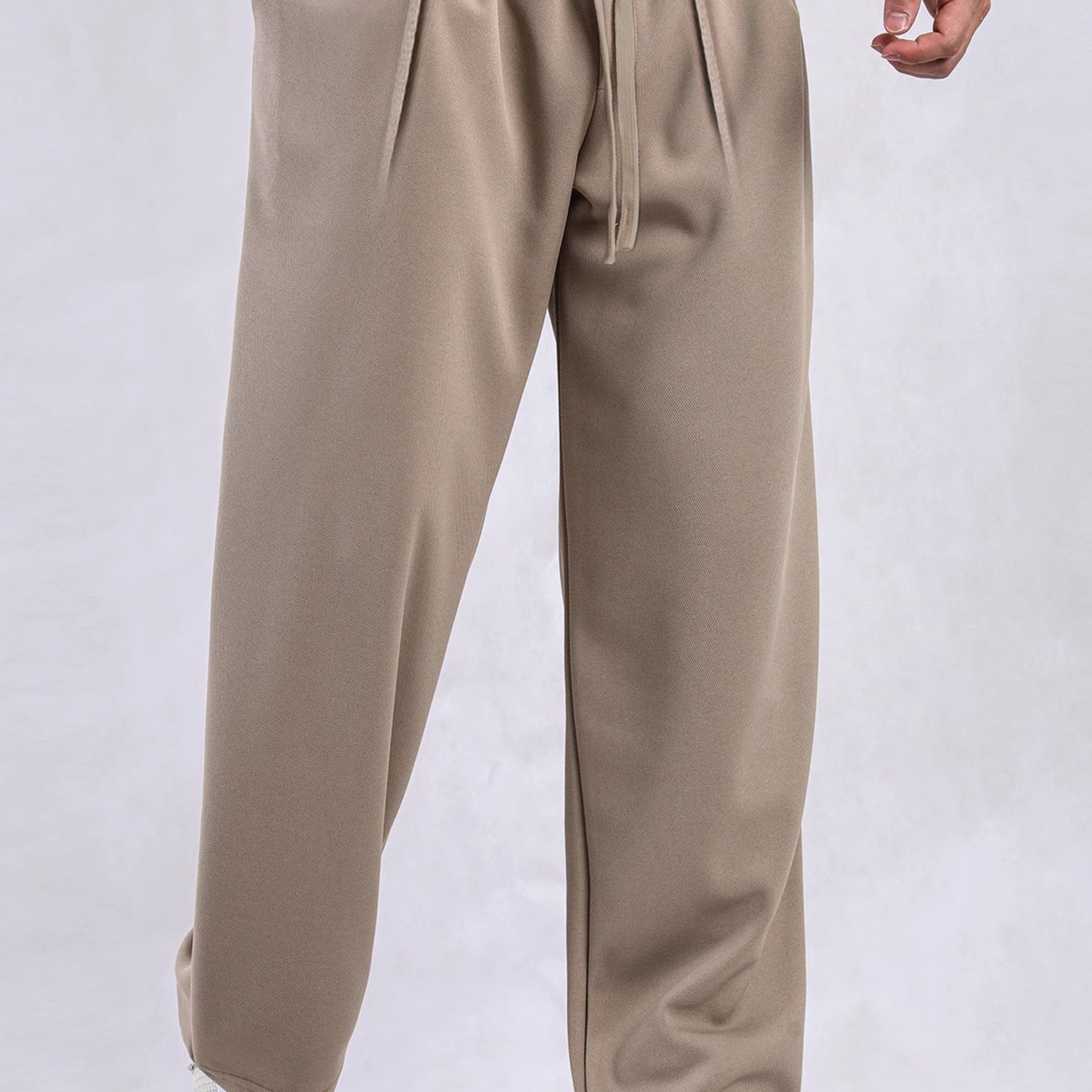 Turbo Summer Thin Waffle Textured Loose Bottom Trouser