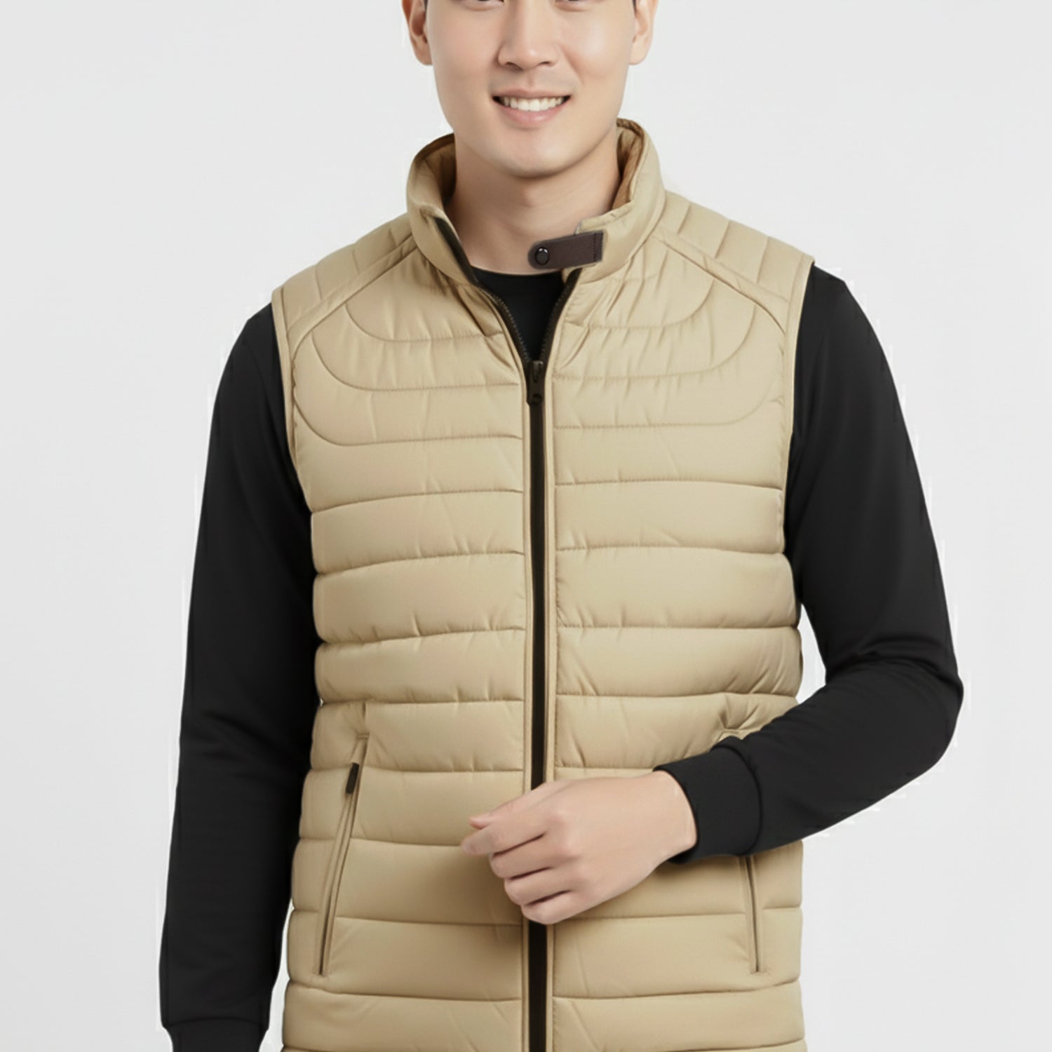 Lightweight Quilted Puffer Vest Imported Men's Gilet