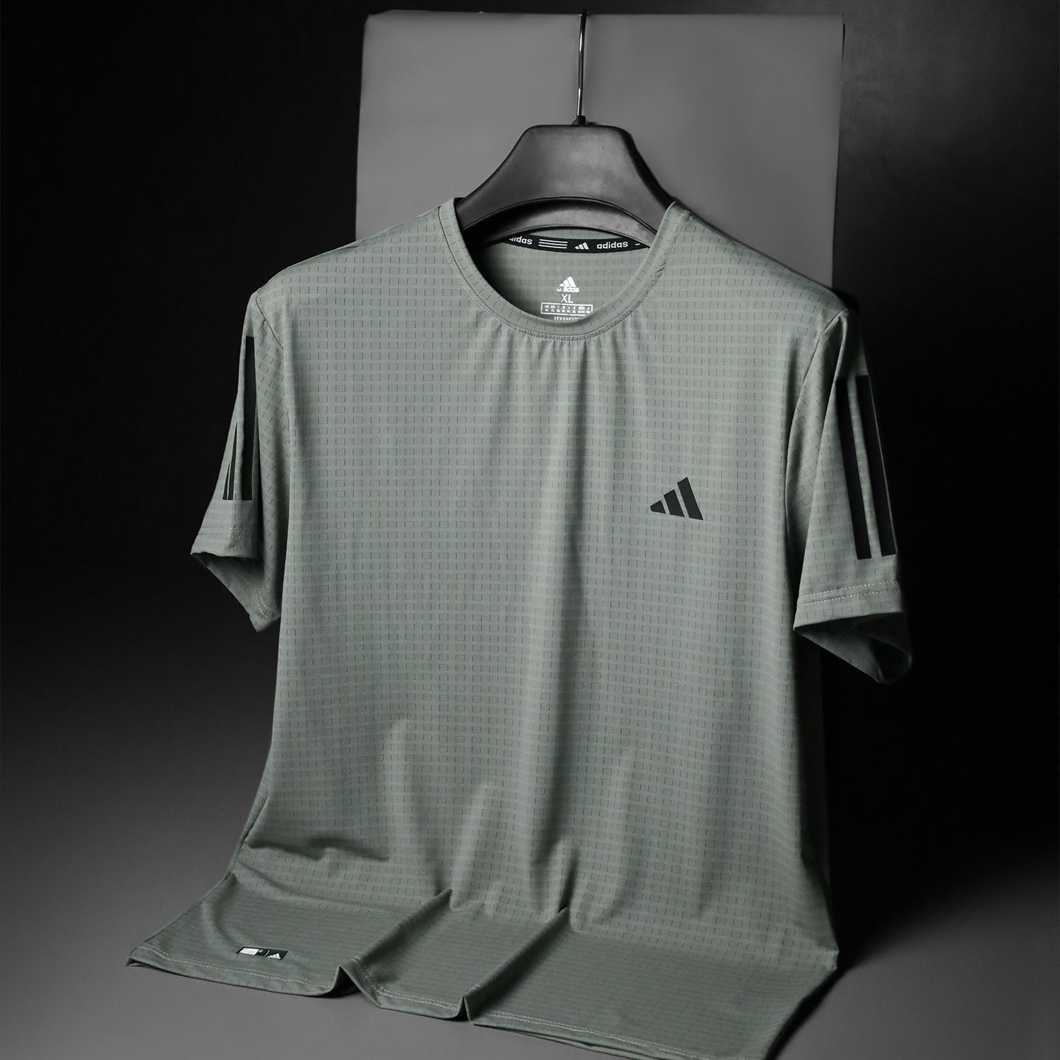 Adds Club 3-Stripes Tennis Imp Dry-Fit Tee