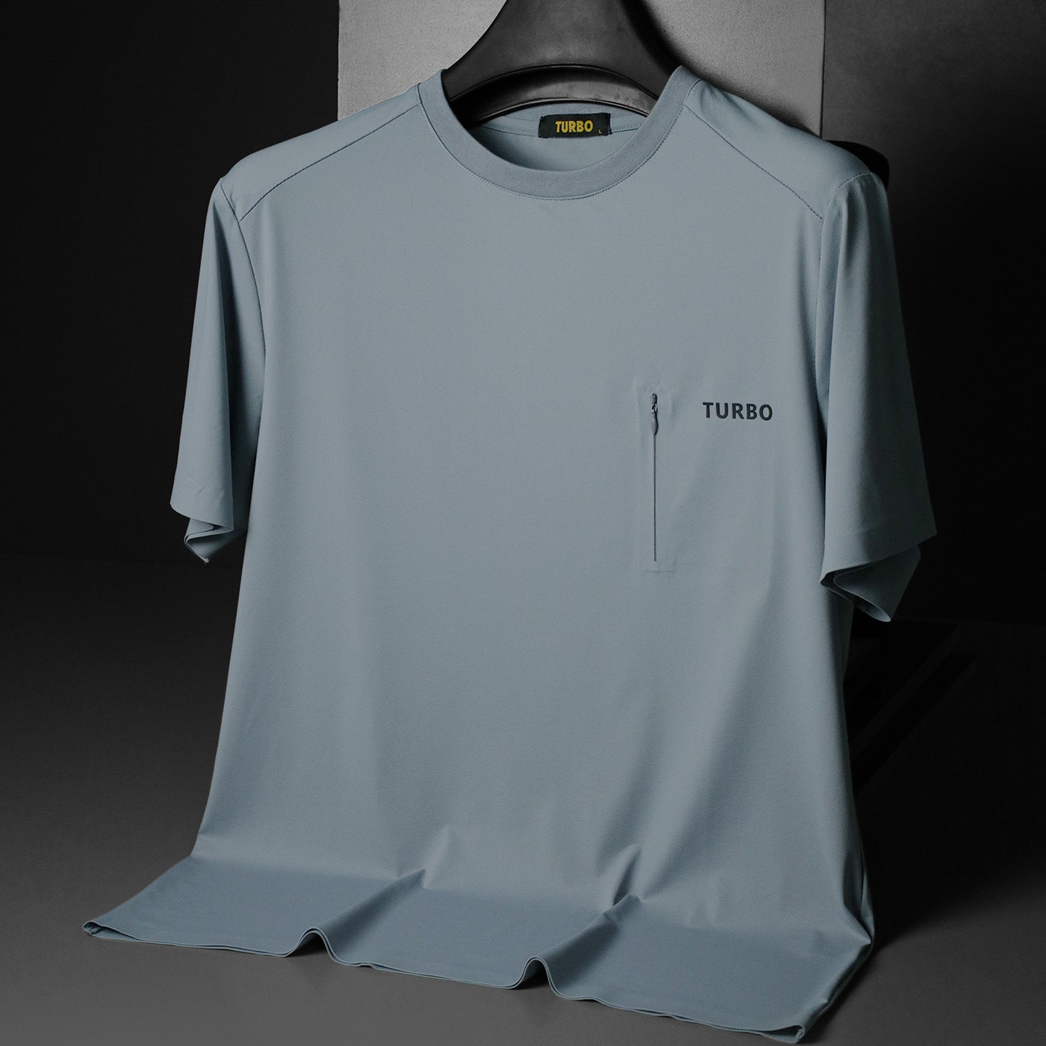 Turbo Zipper Chest Style Summer Tee