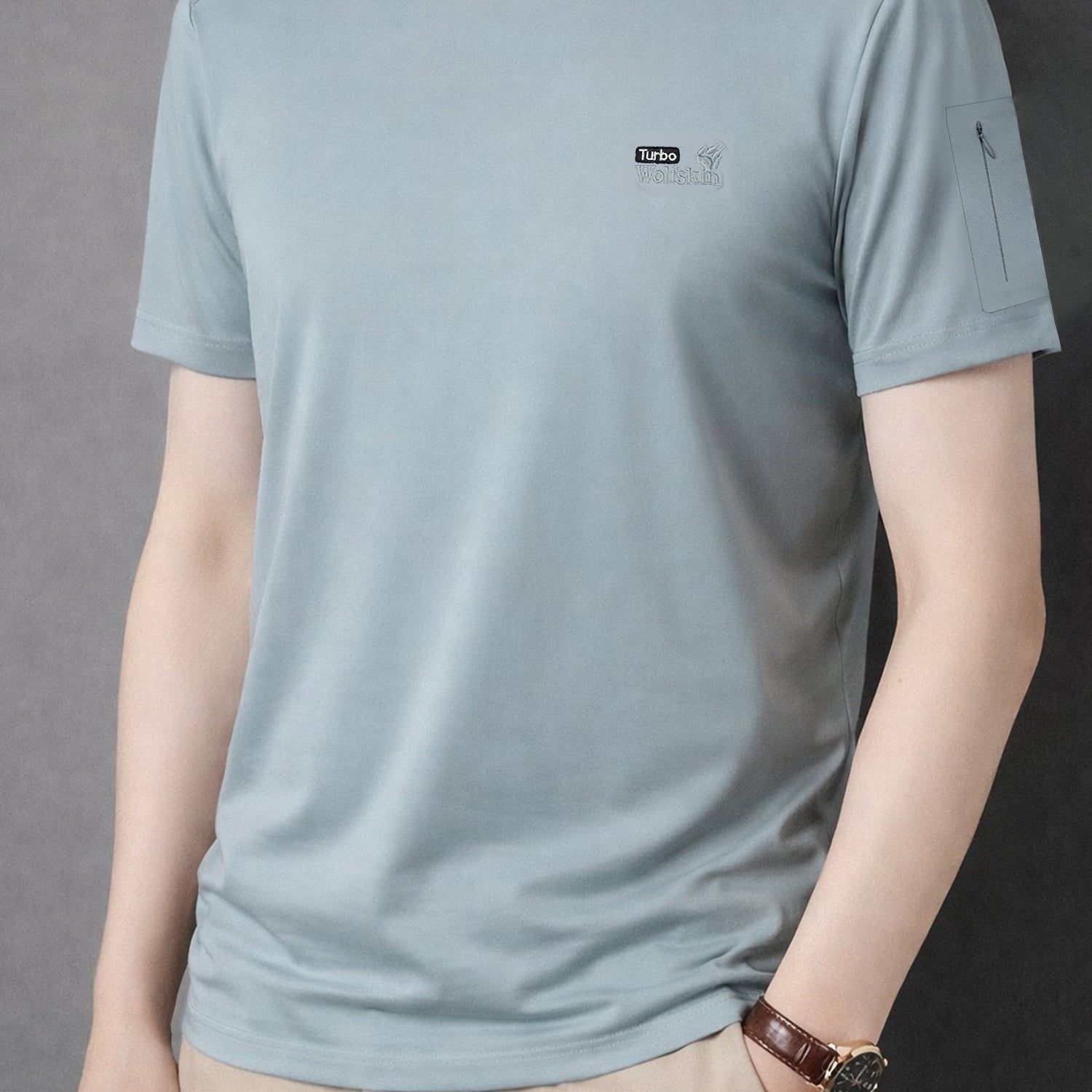 Turbo Sleeves Zip Style Men's Tee